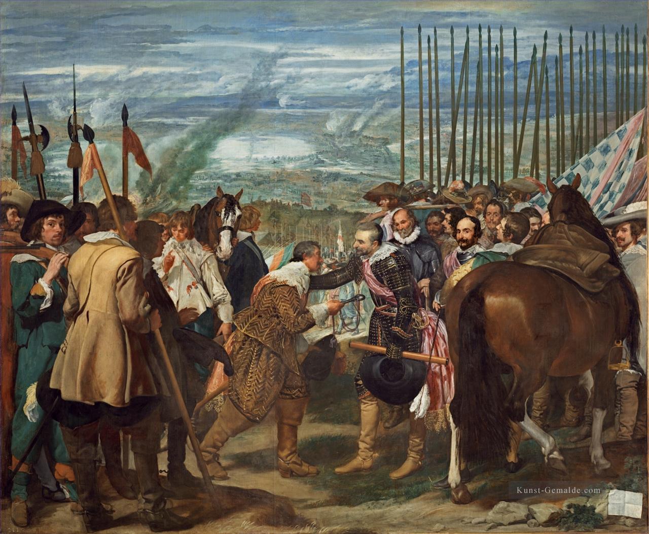 Die Übergabe von Breda Diego Velázquez Ölgemälde